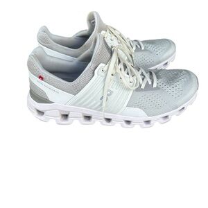 On Running Women's White and Glacier Athletic Shoes